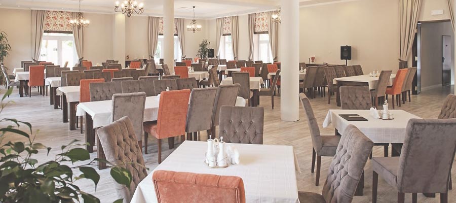 Restauracja w Hotelu Albatros w Wąsoszu
